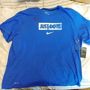 Nike BIG AND TALL 4XL Just Do It Dri-Fit T-shirt